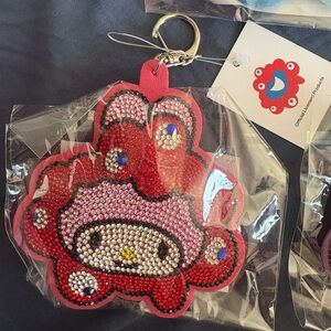 Exclusive Sanrio My Melody, Osaka World Expo 2025, Rhinestone Keychain